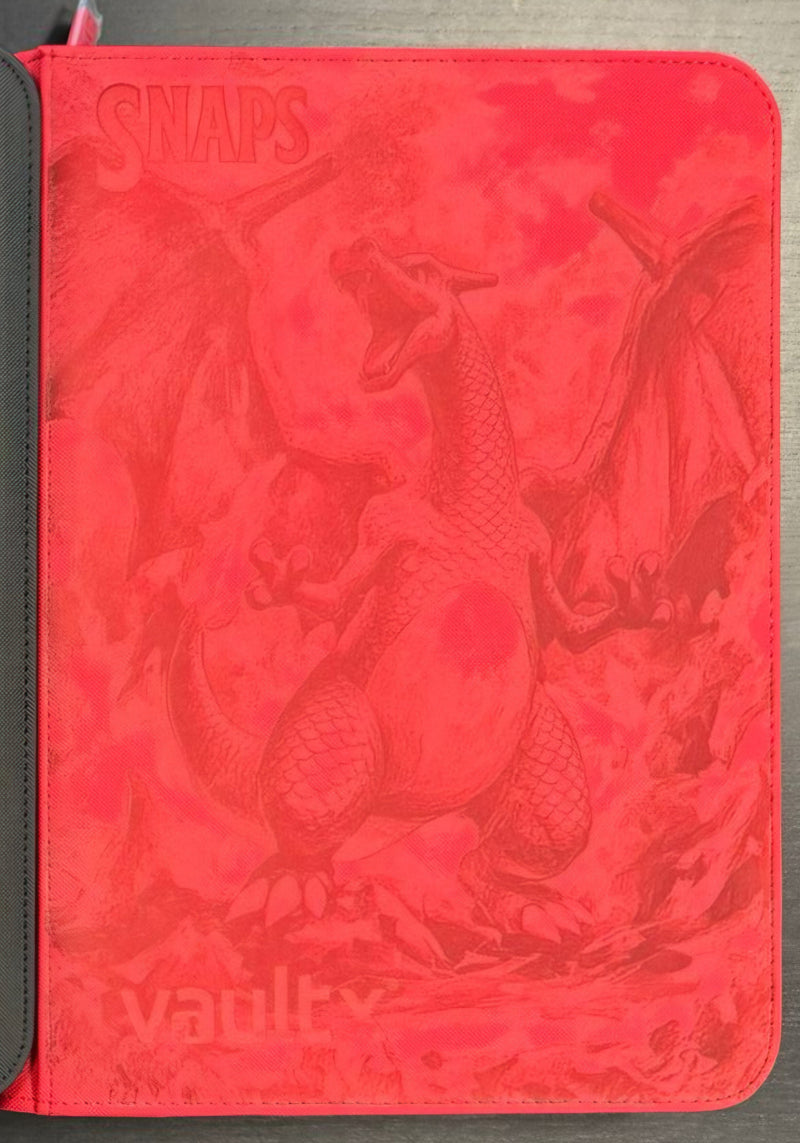 Custom Vault X 9-Pocket Exo-Tec Zip Binder, side angle