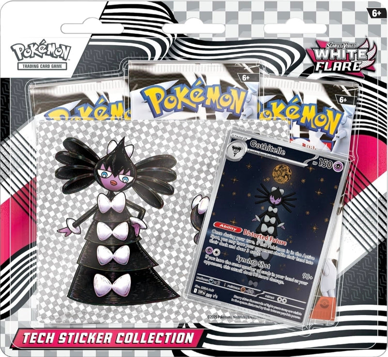 Pokemon TCG: Scarlet & Violet 10.5 - White Flare - Tech Sticker Collection Gothitelle, alternate view