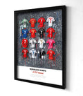 Ronaldo Shirts - A2 Signed Limited Edition Prints, alternate view