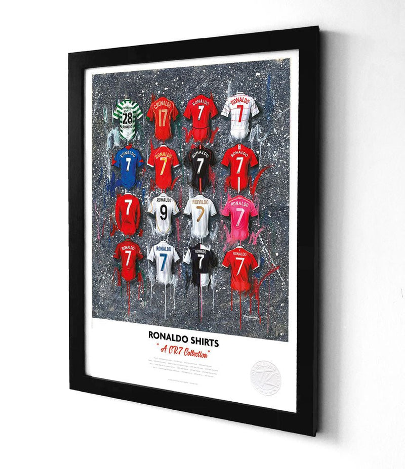 Ronaldo Shirts A3 collectible from Terry Kneeshaw Art