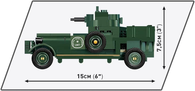 COBI World War I ROLLS ROYCE ARMOURED CAR 1:35 (260 Pieces) - Image 4