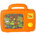 Baby Toddler Wind Up Musical TV Activity Toy 12 Months + Brand New, side angle