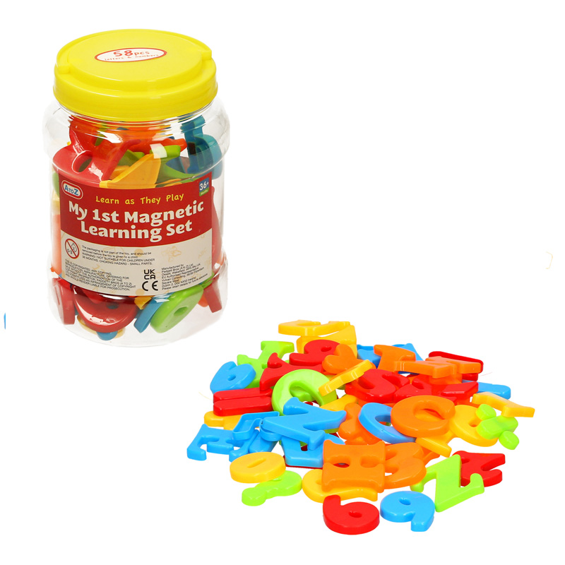 58 Pcs Magnetic Letters and Numbers – Educational Toy Kit for Toddlers collectible from U&C Solutions Ltd