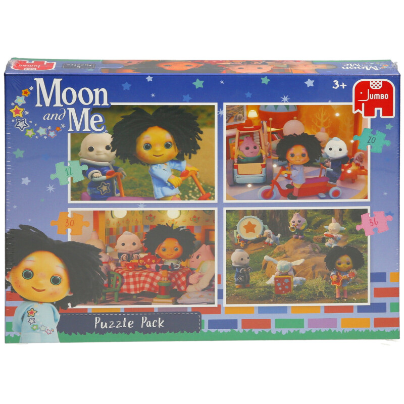 Moon and Me Jigsaw Puzzle Pack – 4 Puzzles, packaging shot