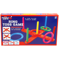 PLASTIC HOOP RING QUOITS TOSS TOSSING GAME SET SUMMER OUTDOOR FUN FAMILY KIDS, alternate view