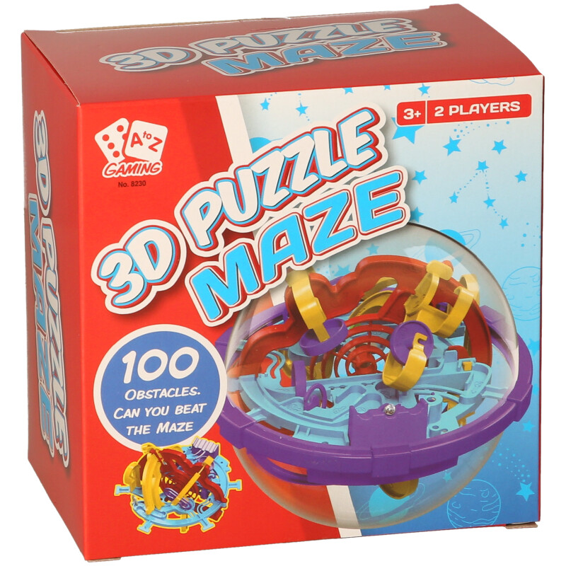 3D Puzzle Maze Ball – 100 Obstacle Brain Teaser Game for Kids & Adults collectible from U&C Solutions Ltd