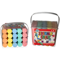 Childrens Quality Art Crafts Jumbo 20 PCS Giant Sidewalk Chalk Tub multicolour collectible from U&C Solutions Ltd