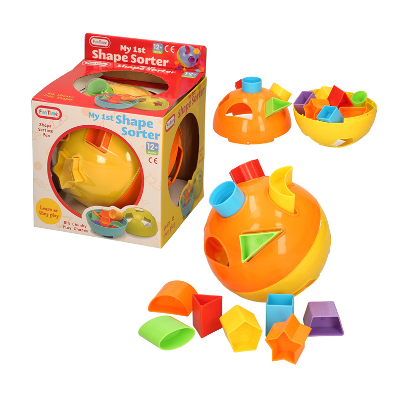 Shape Sorter Ball – Colourful Chunky Learning Toy for Toddlers (12 Months+), close-up detail