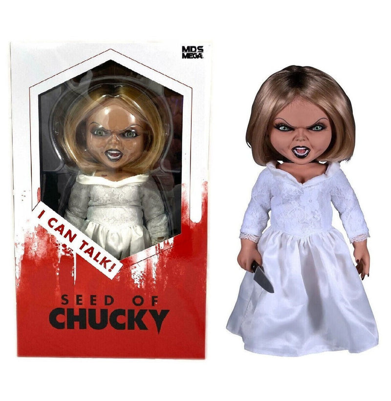 Chucky Tiffany Bride Of Chucky 15 MDS Mega Scale Figure With Sound (Black Jacket), alternate view