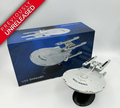 U.S.S. Stargazer NCC-2893 XL Edition Starship Ship Model Die Cast Starship SSSUK631 (Eaglemoss / Star Trek), in display