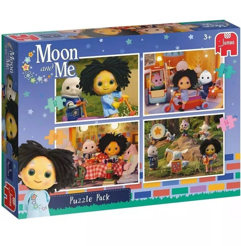 Moon and Me Jigsaw Puzzle Pack – 4 Puzzles collectible from U&C Solutions Ltd