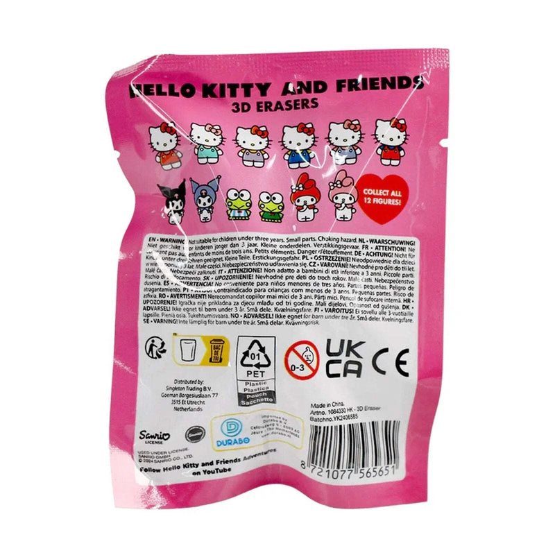 STL Sanrio Hello Kitty & Friends 1 Collectible 3D Erasers Mystery Bag, alternate view