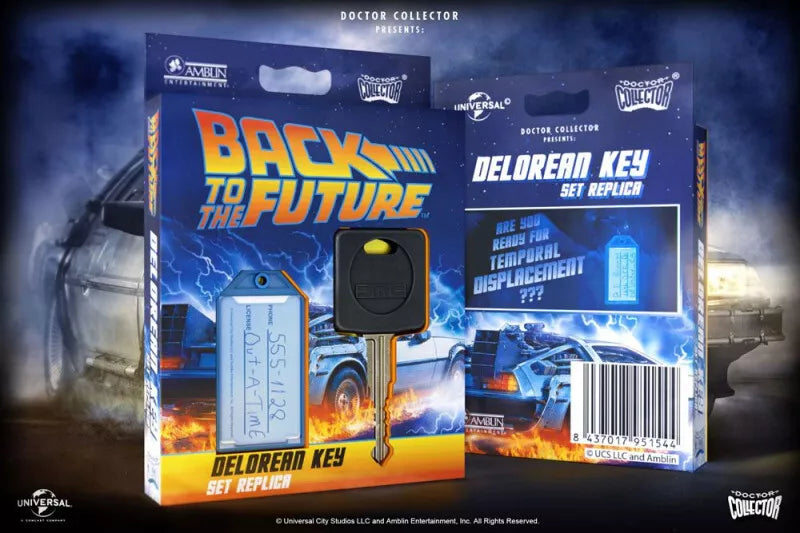 Back To The Future Delorean Key, alternate view
