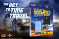 Back To The Future Delorean Key, close-up detail