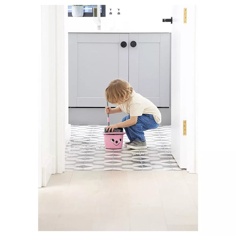 Casdon Hetty Mop & Bucket – Fun Cleaning Role Play Toy for Kids (Ages 3+), side angle