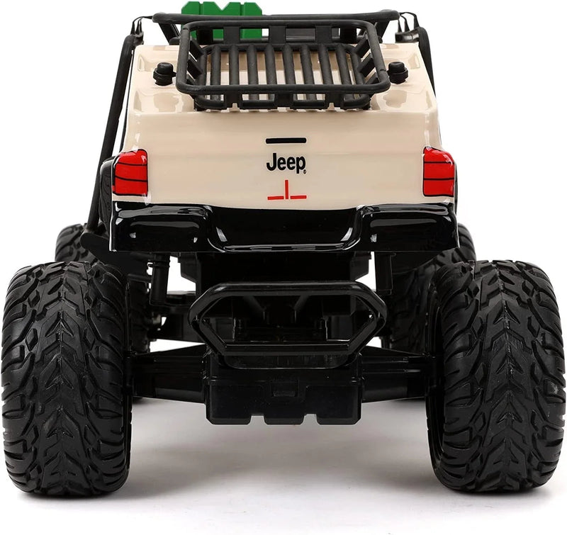 Jurassic World R/C Jeep Gladiator 4X4 1:12, side angle