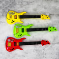 Kids Rock Guitar Toy – 4-String Musical Instrument (3 Assorted Colours) | Ages 3+, packaging shot