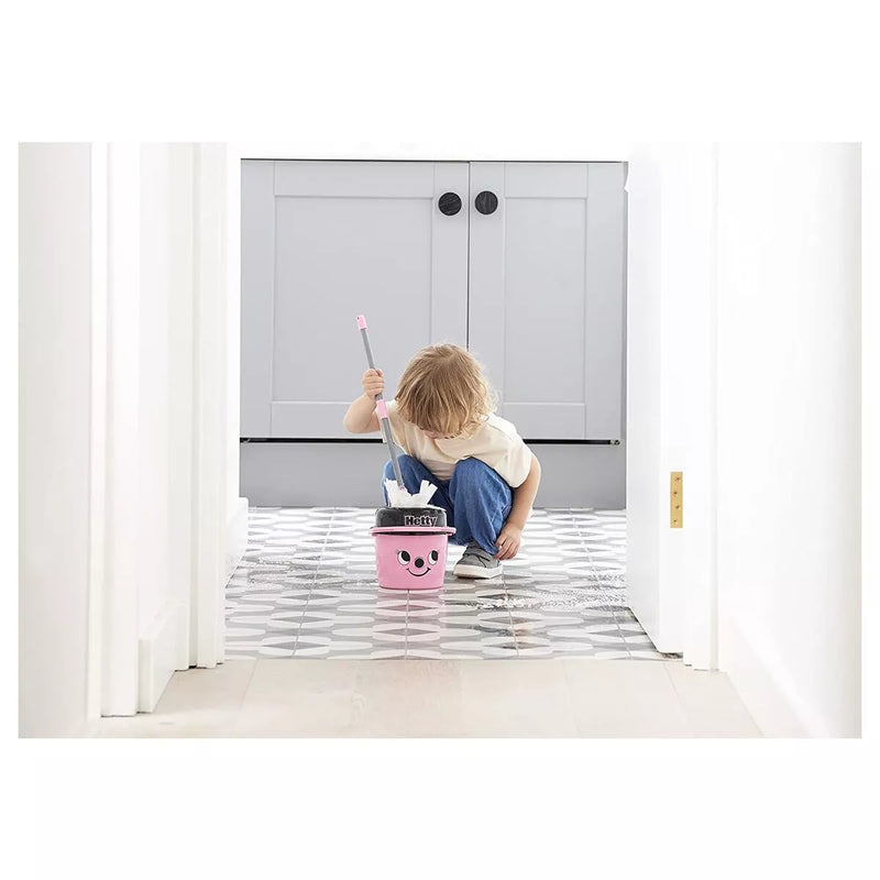 Casdon Hetty Mop & Bucket – Fun Cleaning Role Play Toy for Kids (Ages 3+), close-up detail