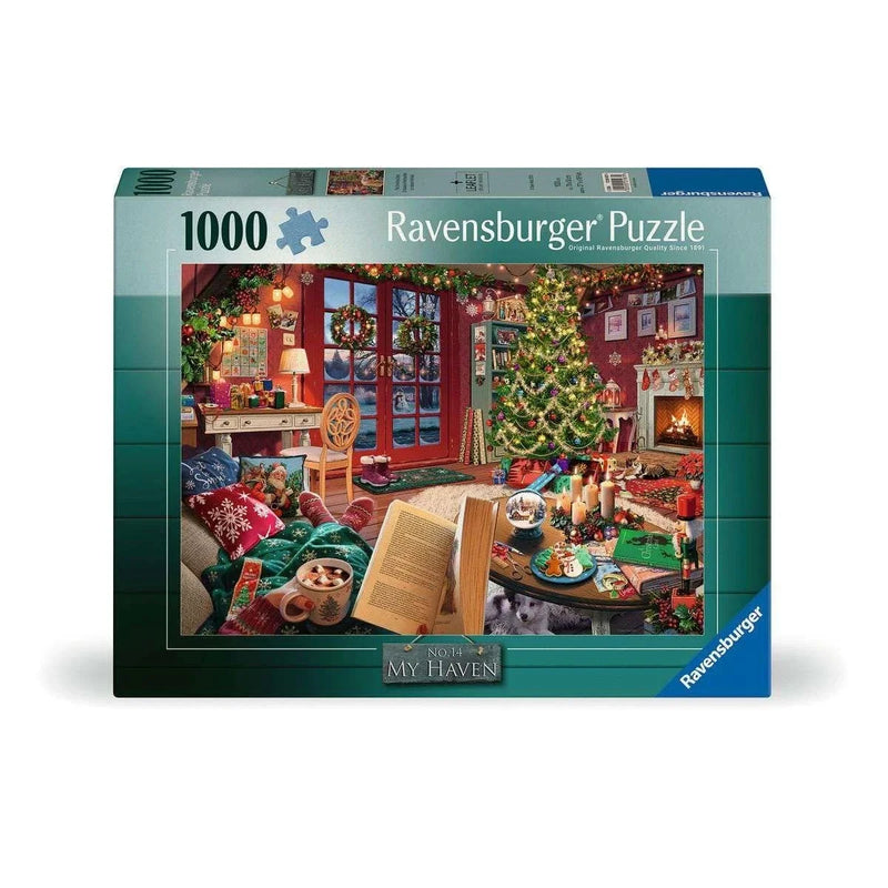 Ravensburger My Haven No.14 Christmas Shed 1000pc Puzzle