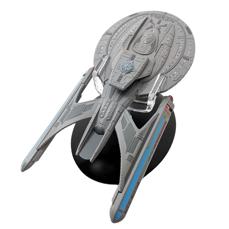 U.S.S. Titan NCC-80102 (Luna Class) Model Diecast Ship BONUS ISSUE (Eaglemoss / Star Trek), rear view