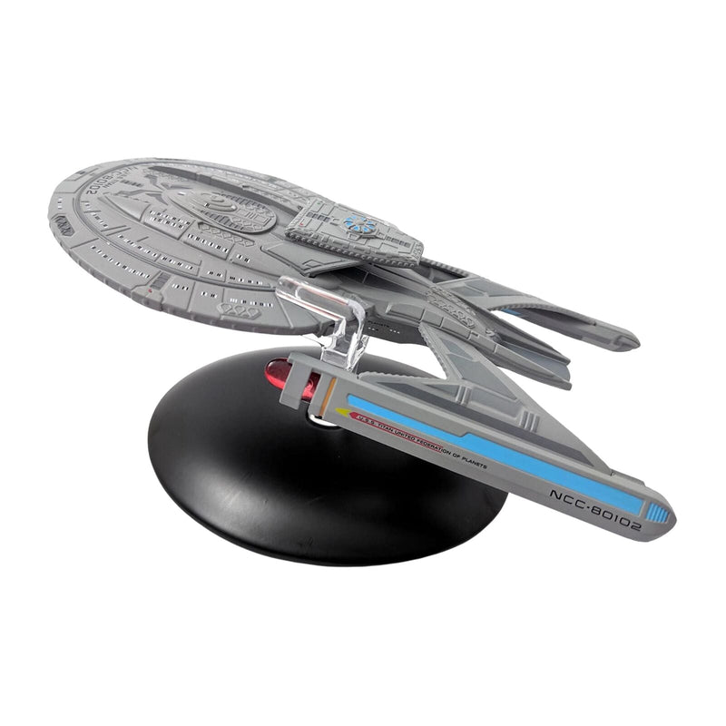 U.S.S. Titan NCC-80102 (Luna Class) Model Diecast Ship BONUS ISSUE (Eaglemoss / Star Trek), packaging shot