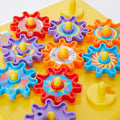 Autism Calming Sensory Toys Fun With Gears Toy Children Visual Aid ADHD KIDS UK, close-up detail