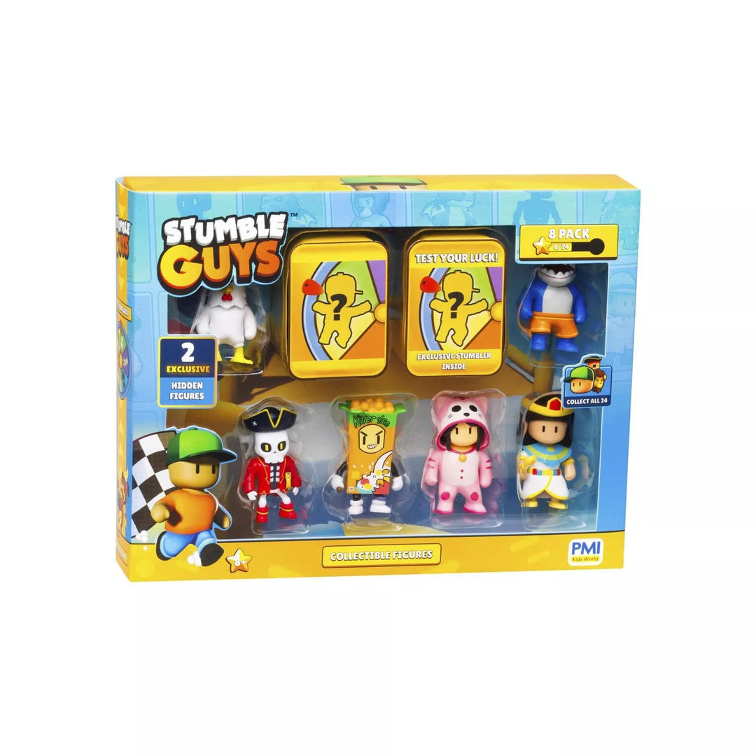 Stumble Guys  -2" Collectable Mini Figure (8 Pack)