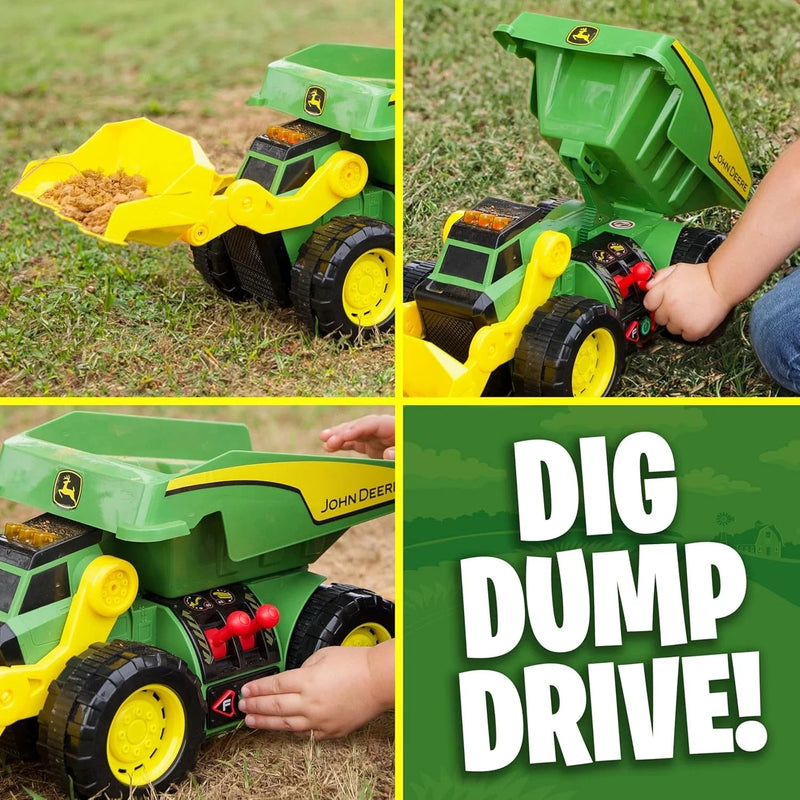 John Deere Lights and Sounds 2 in 1 Dig Rig Toy - Image 7