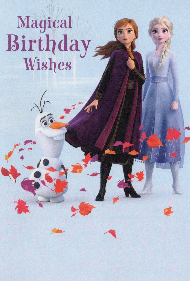 Disney Frozen Hallmark Birthday Greeting Card (8 x 5.5) collectible from hanrattycraftsgifts.co.uk