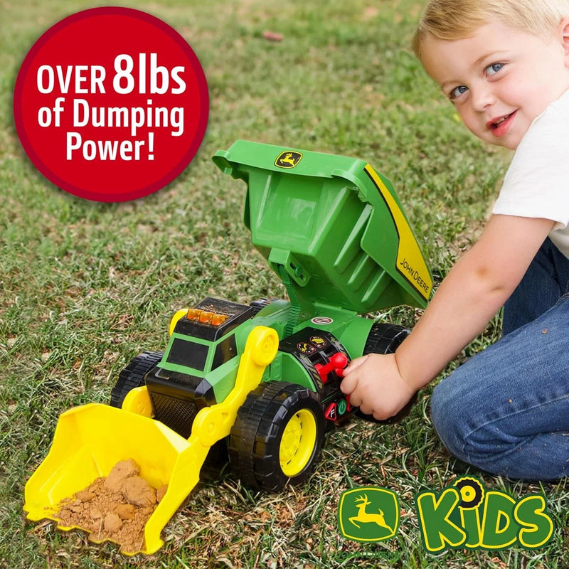 John Deere Lights and Sounds 2 in 1 Dig Rig Toy - Image 3
