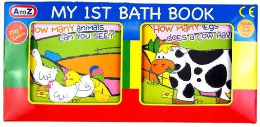 My 1st First Bath Book Baby Toddler Bathtime Play Floating Educational Toy collectible from U&C Solutions Ltd