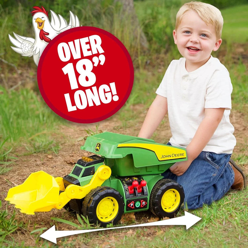 John Deere Lights and Sounds 2 in 1 Dig Rig Toy - Image 6