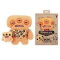 Fuggler Mini Rascals Orange Alien 9 Plush, side angle