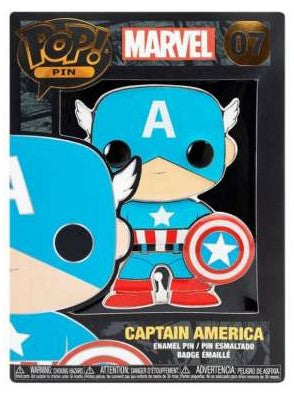 Captain America Marvel Comic Funko POP! Enamel Pin