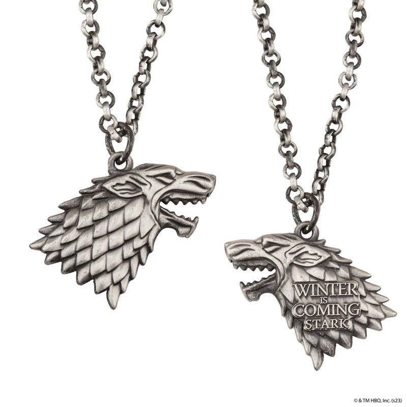 Game of Thrones Stark Necklace, rear view