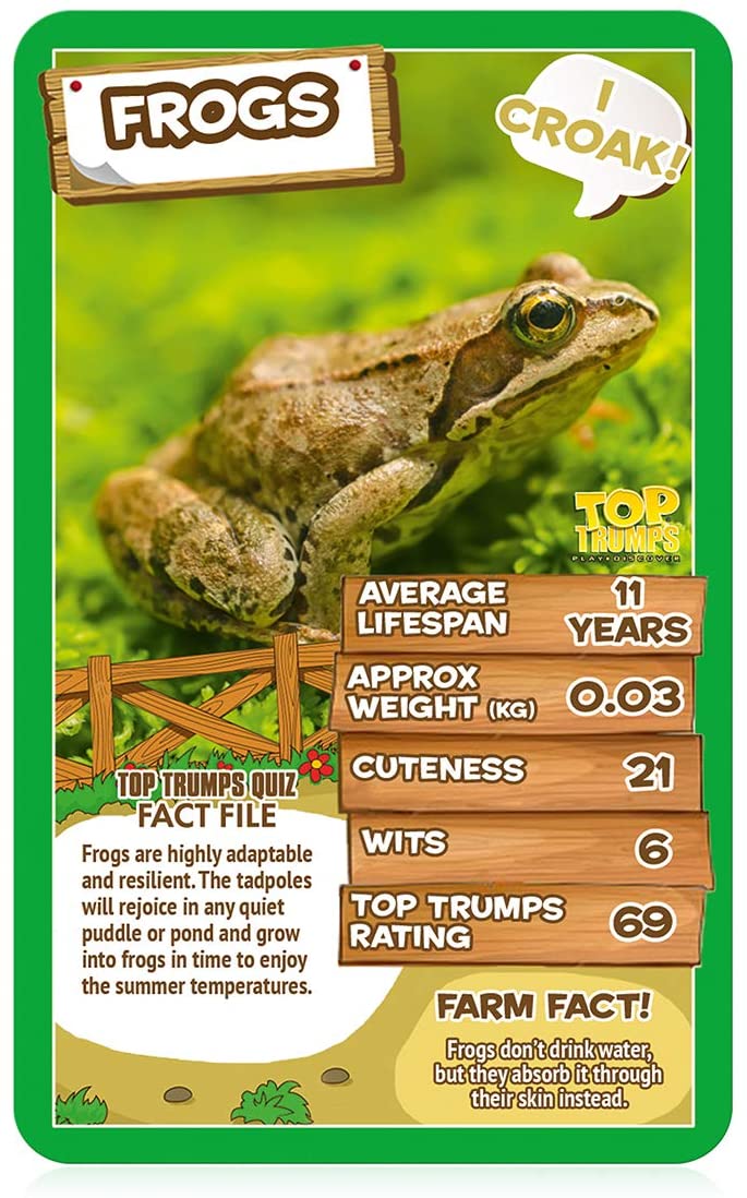 Top Trumps Classics Farm Animals Card Game