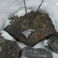 Game of Thrones Stark Necklace, alternate view