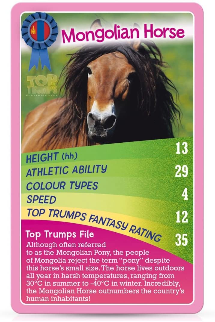 Top Trumps Classics Horses Ponies and Unicorns