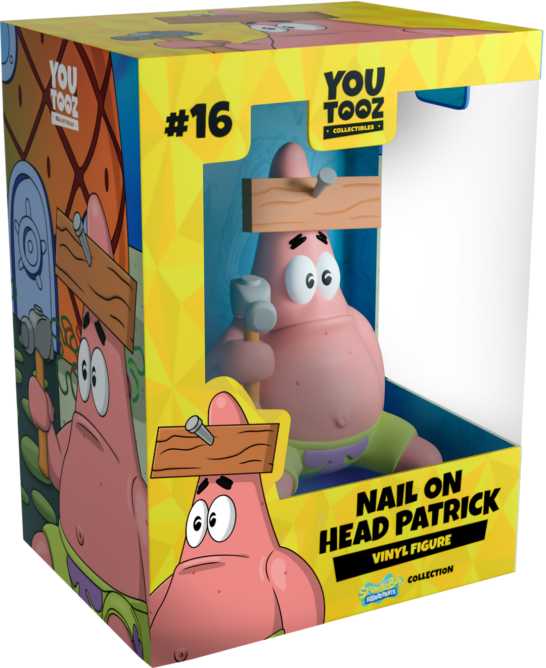 Youtooz Spongebob Squarepants Nail on Head Patrick Star Vinyl Figure #15