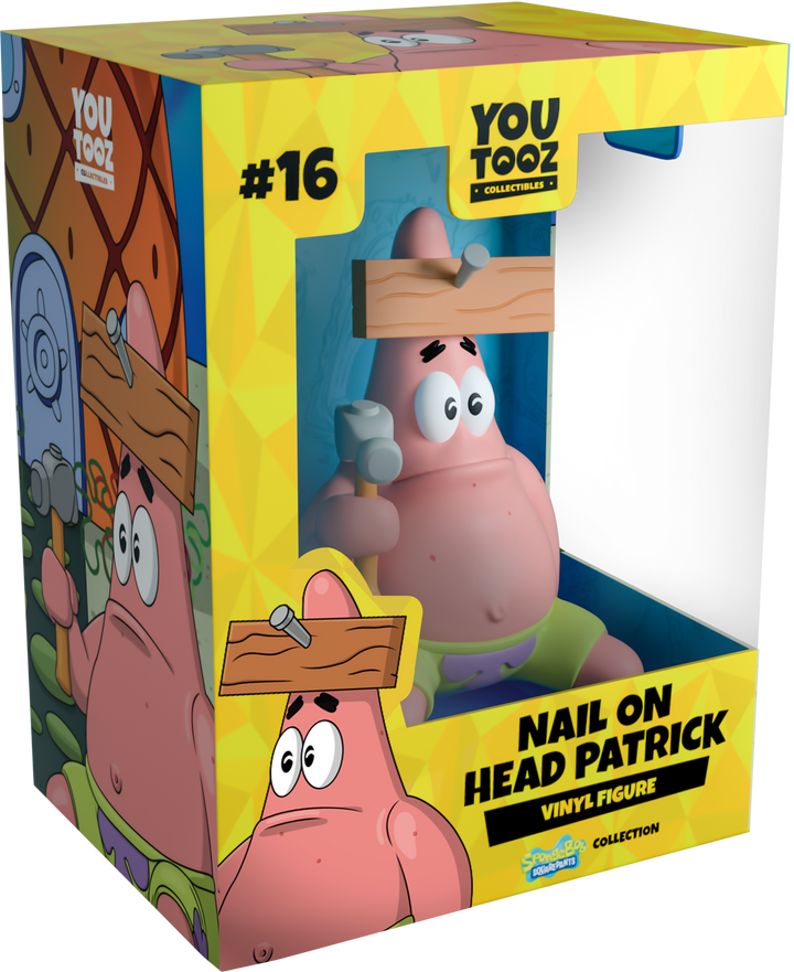 Youtooz Spongebob Squarepants Nail on Head Patrick Star Vinyl Figure #15