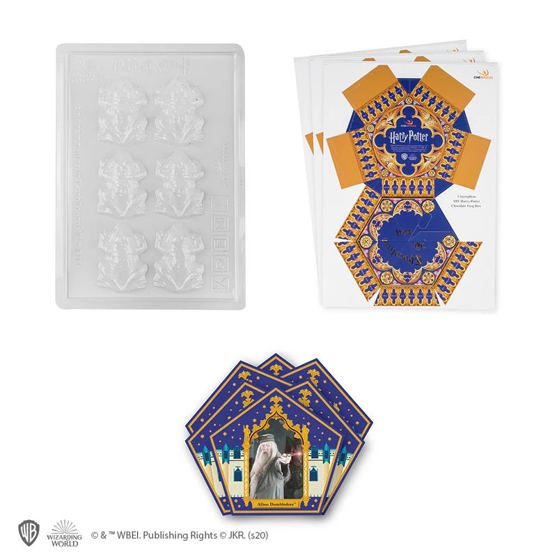 Harry Potter Chocolate Frog Mould with Wizard Cards and DIY Boxes