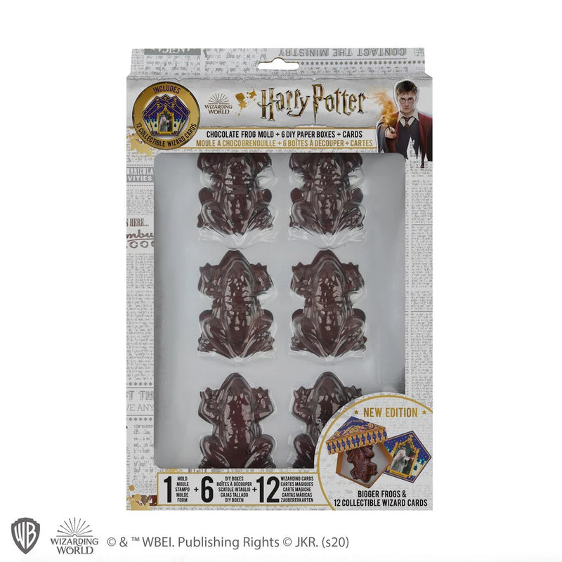 Harry Potter Chocolate Frog Mould with Wizard Cards and DIY Boxes