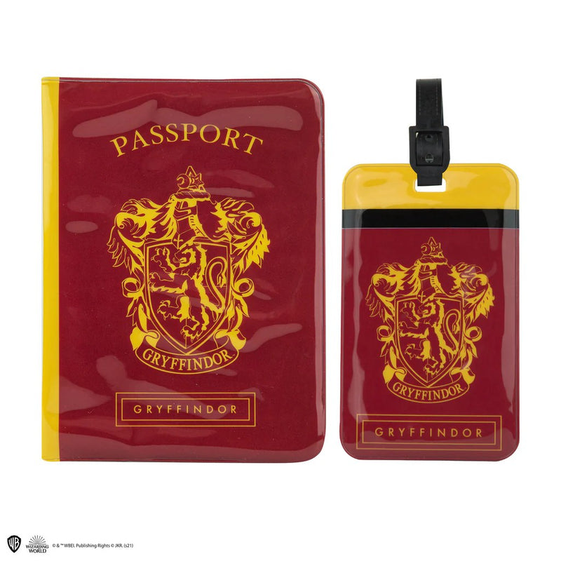 Harry Potter Gryffindor Luggage Tag and Passport Cover Set