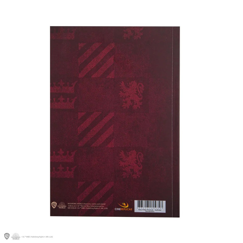 Harry Potter Gryffindor Lined Notebook