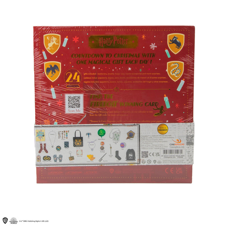 Harry Potter Deluxe Advent Calendar with Lock Box and Firebolt Prize