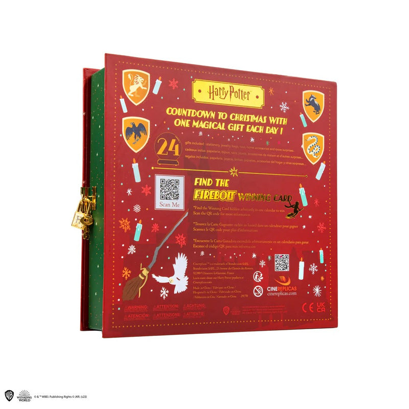 Harry Potter Deluxe Advent Calendar with Lock Box and Firebolt Prize
