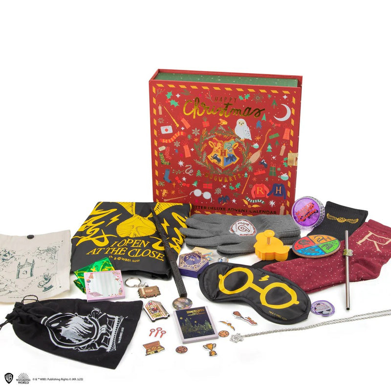 Harry Potter Deluxe Advent Calendar with Lock Box and Firebolt Prize