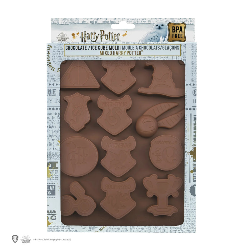 Harry Potter 12 Symbol Chocolate and Ice Cube Silicone Mould