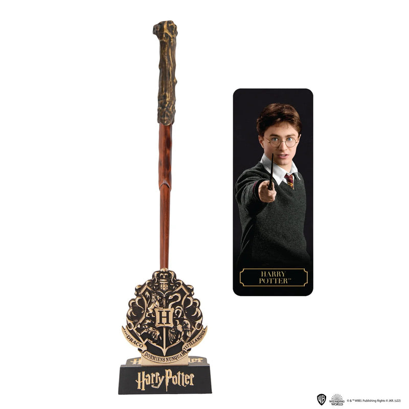 Harry Potter Wand Pen with Stand and Lenticular Bookmark