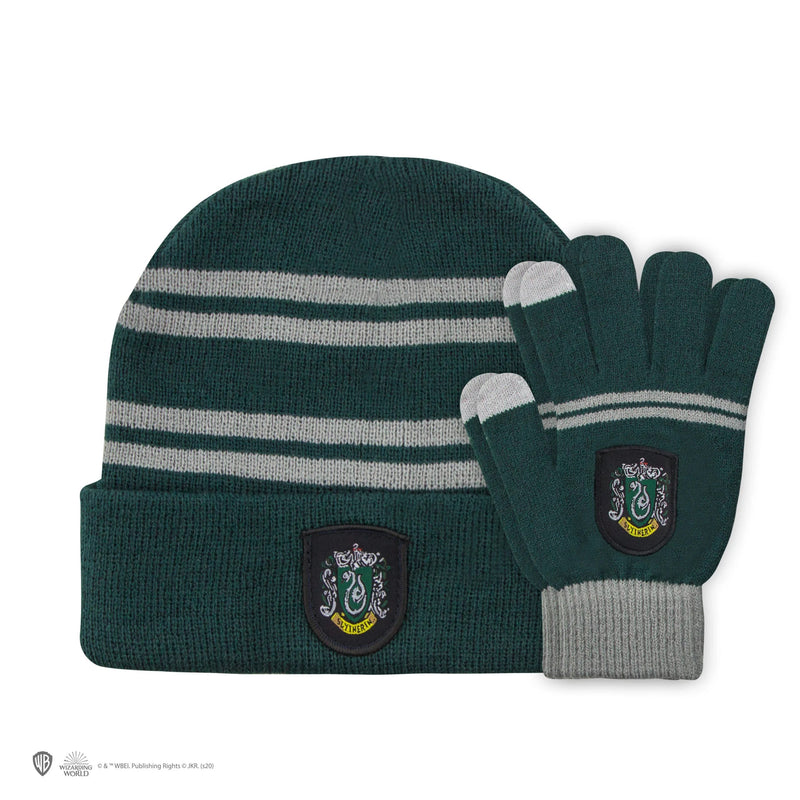Harry Potter Kids Slytherin Gloves and Beanie Set (image 7 of 12)